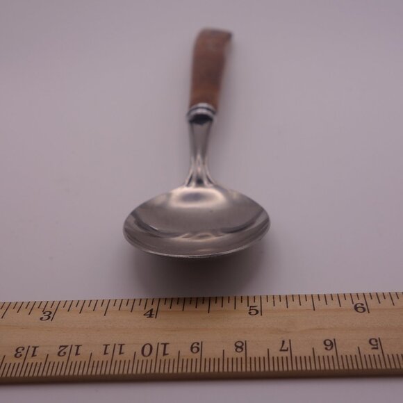 Set of Four(4) Stainless MB Japan Faux Bone Spoons - Picture 10 of 15